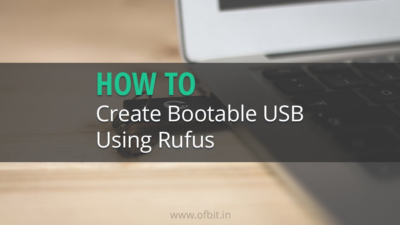 rufus create bootable usb for mac